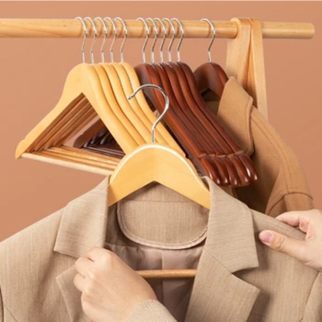 Wooden Hangers 10pcs