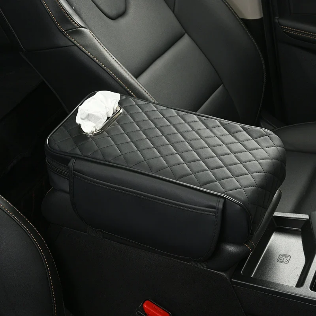 Car Armrest with tissue storage