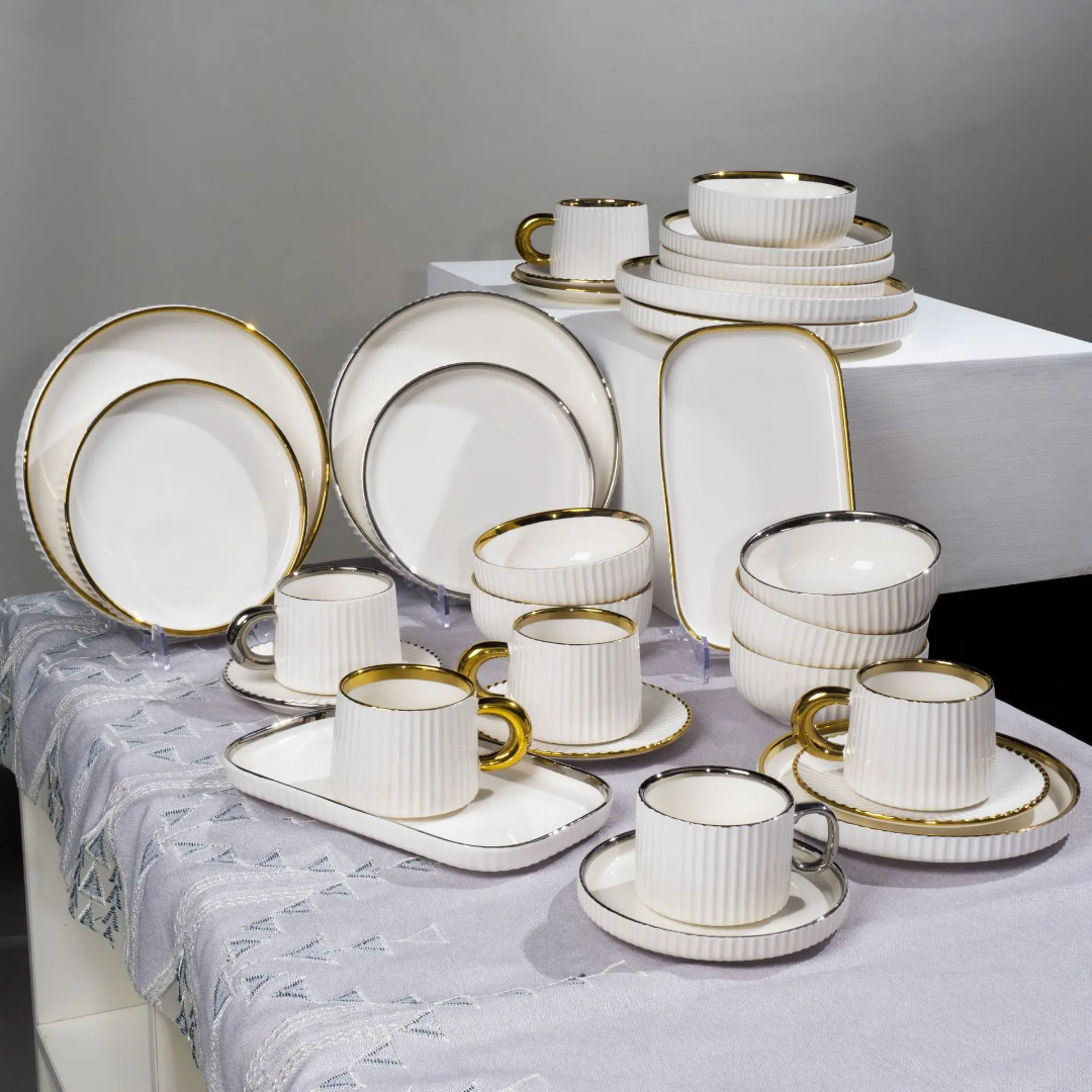 Gold realm Dinner set