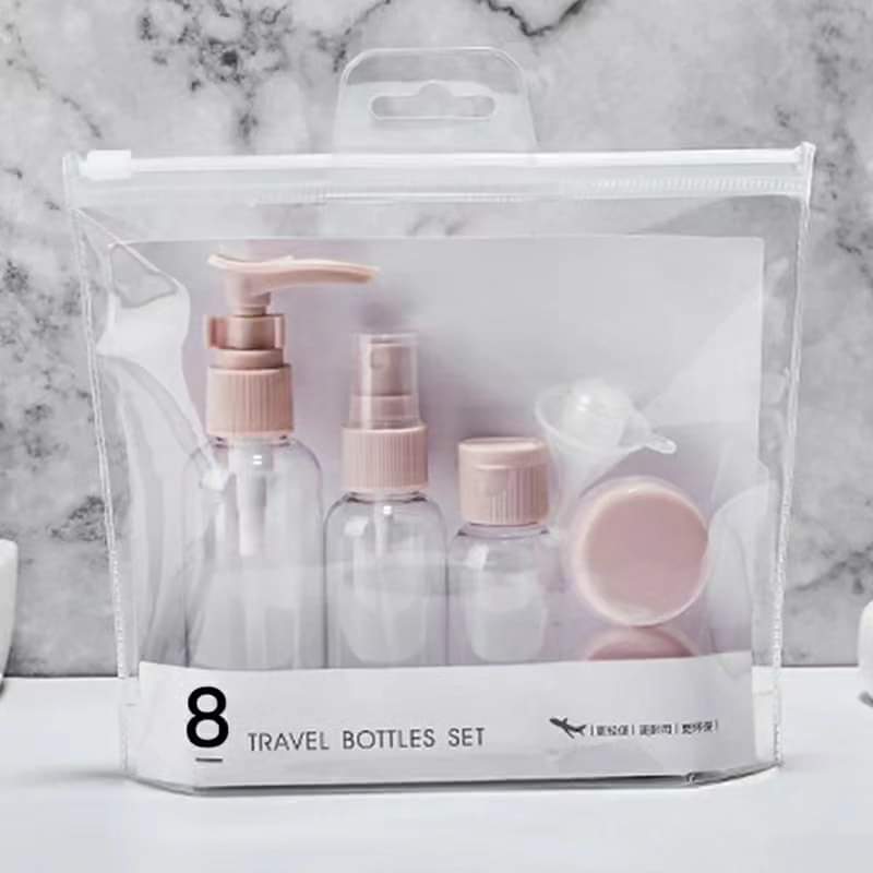 8pcs Travel Refill Bottle Set