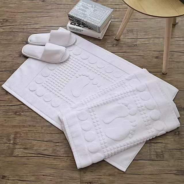 White Bathmats