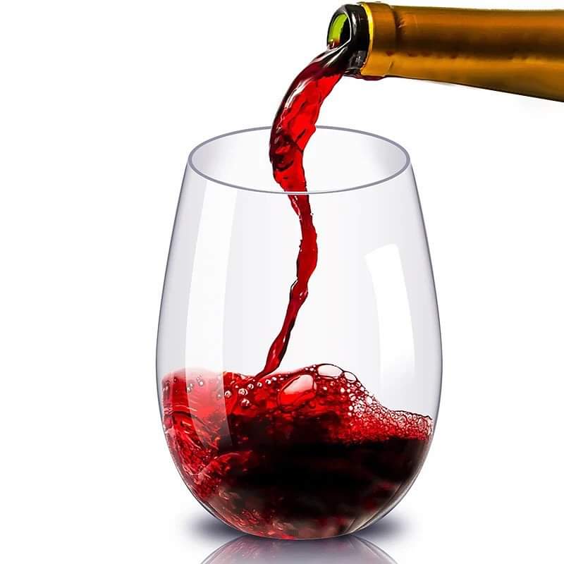 6pc Stemless wine Glasses