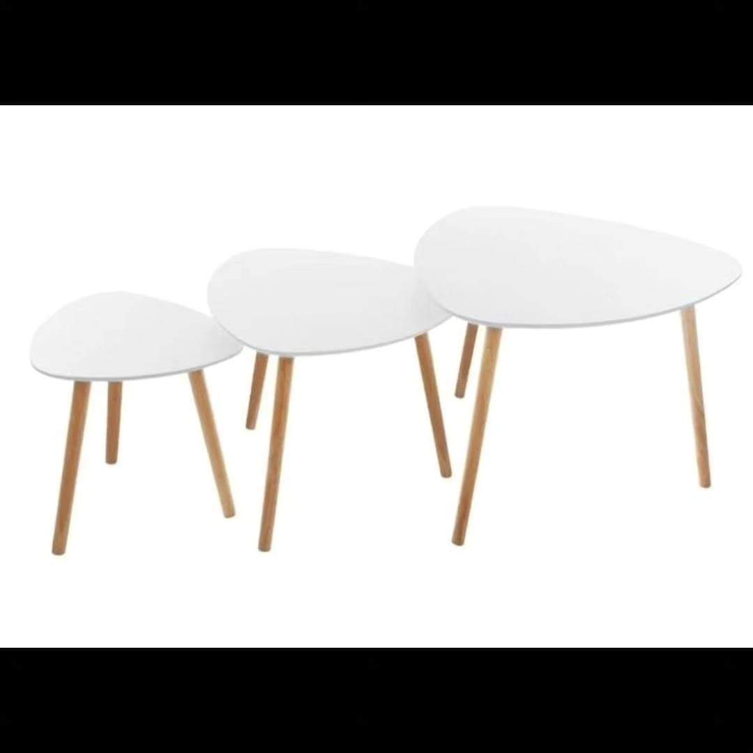 3 in 1 Triangular Nesting oval like Stools