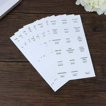 8 Sheet Pantry Stickers