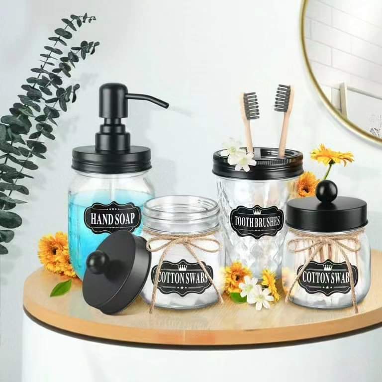 Mason jars 4pcs