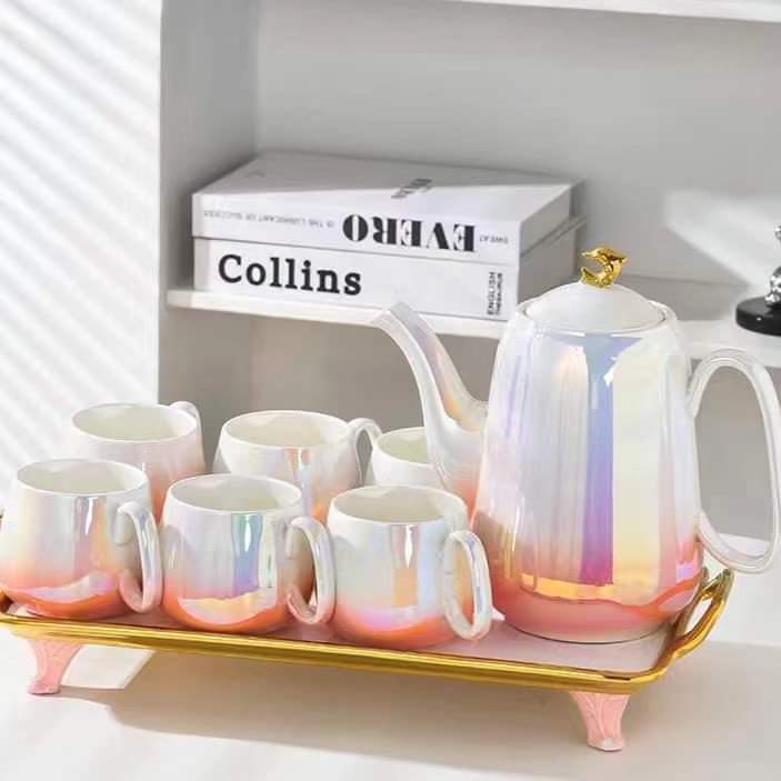 Rainbow tea set