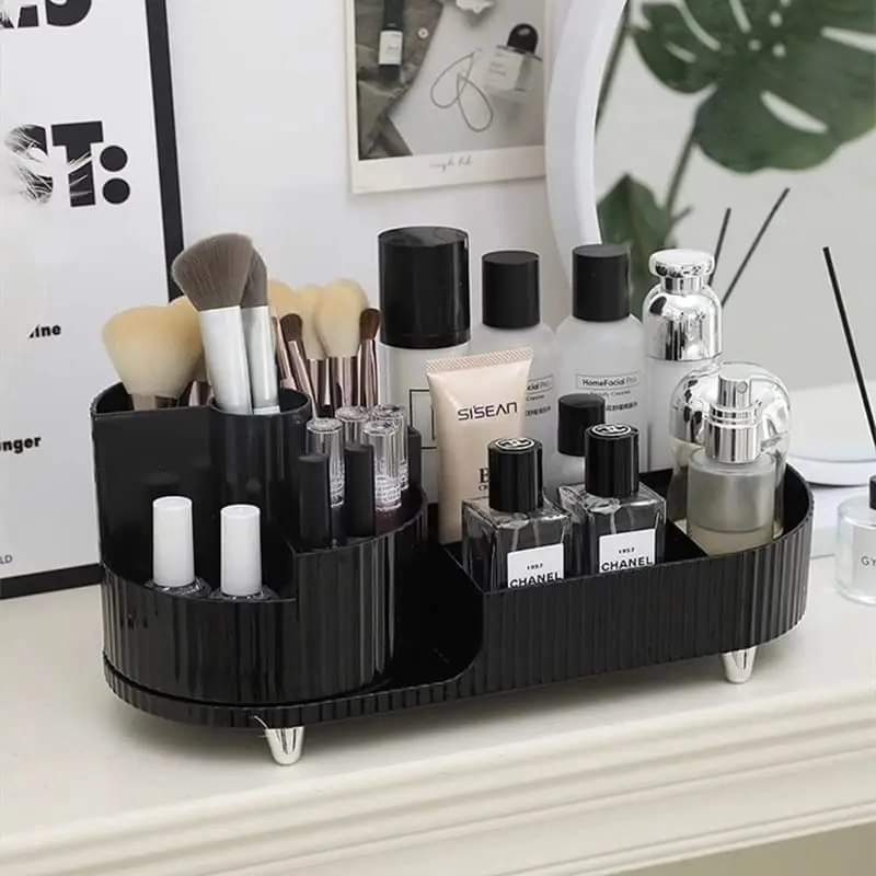 Rotatable cosmetic storage box