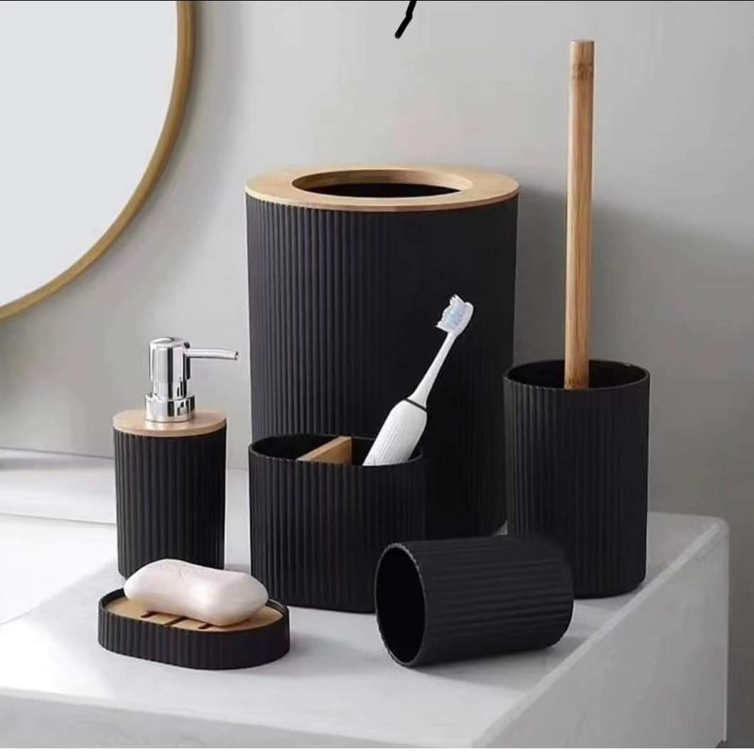 6pcs bathroom organizer set