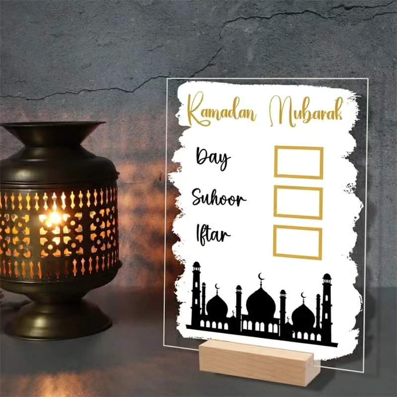 Acrylic ramadan calendar