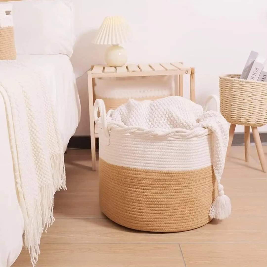 Cotton rope basket