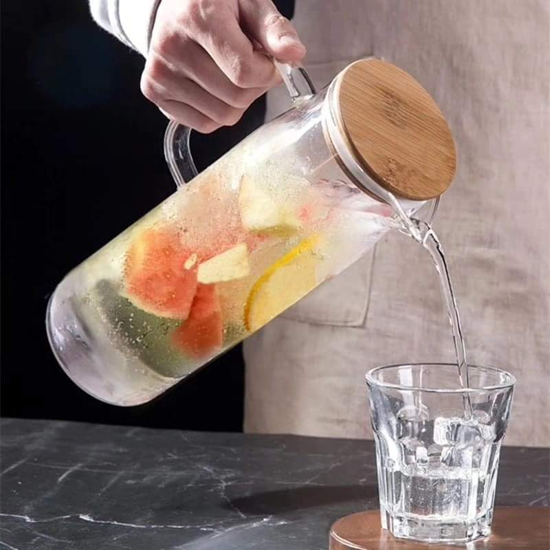 Glass Water Pitcher