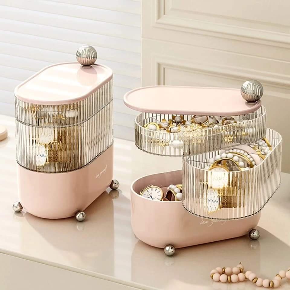 Rotating jewelry organizer