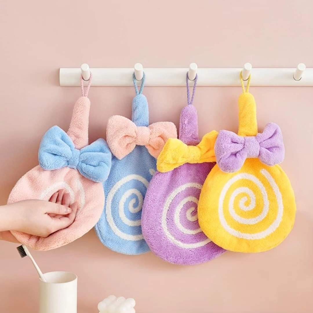 2pc lollipop shape towels