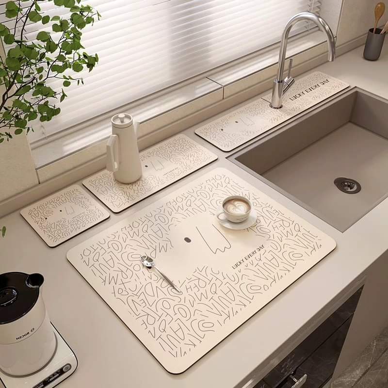 sink drying mat