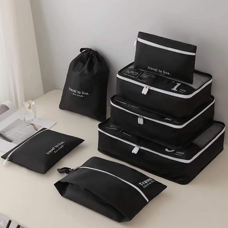 7 in 1 travel bag organiser