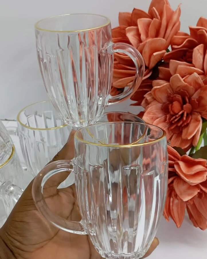 6pcs glass cups