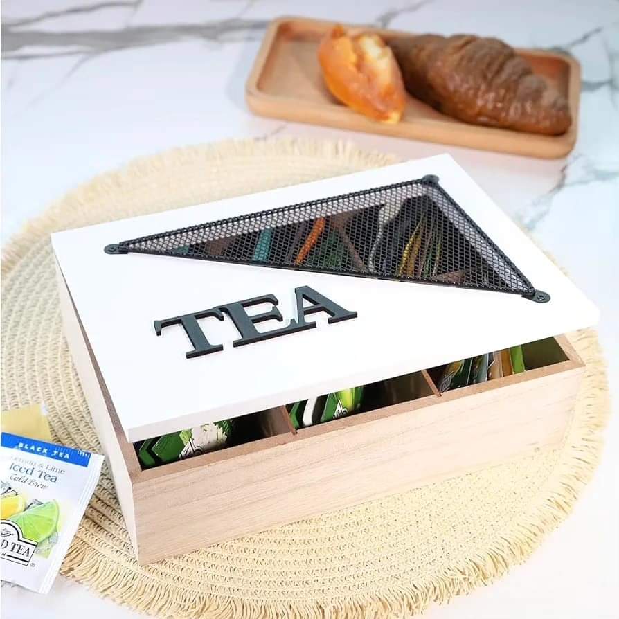 wooden teabag / coffee organizer