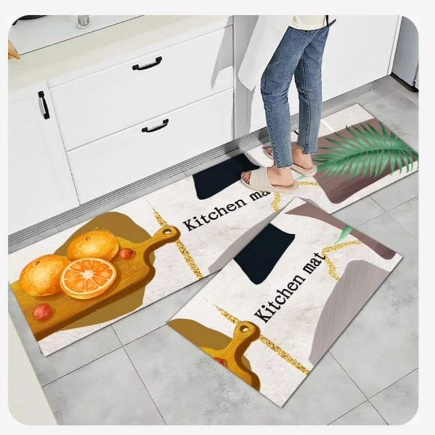 2pcs kitchen mats