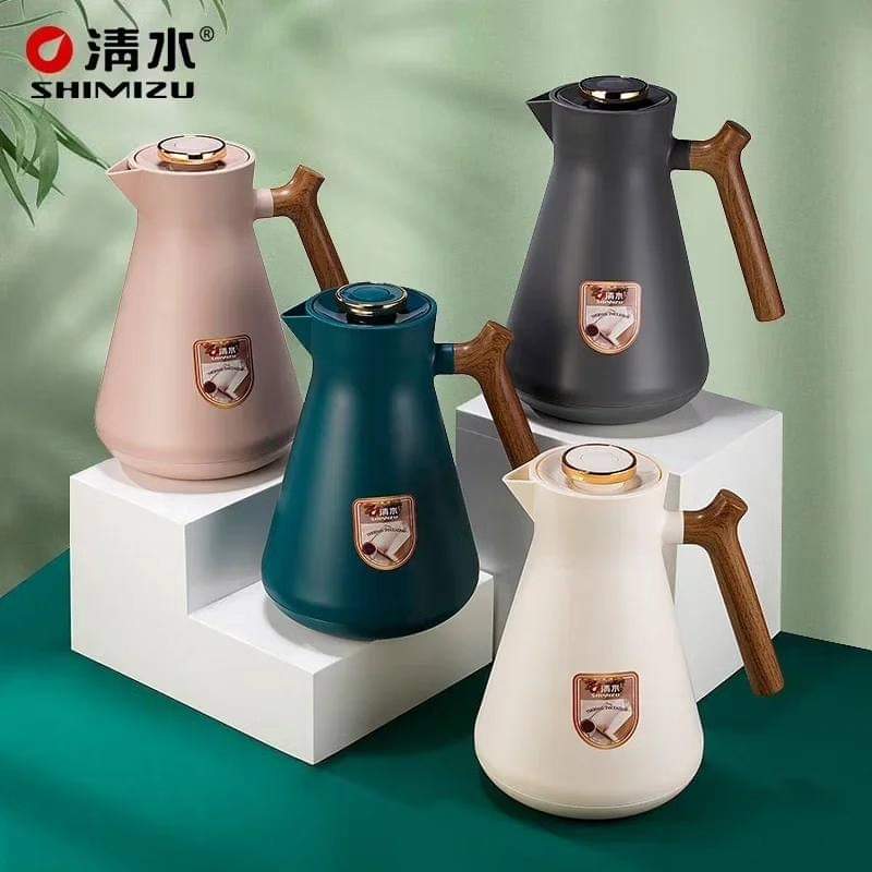 Wooden Handle Vacuum flask