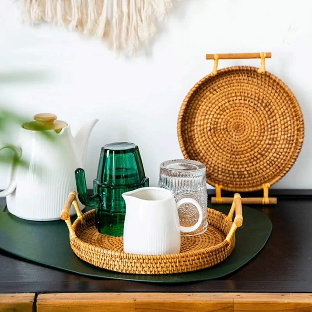 Rattan Multipurpose Tray