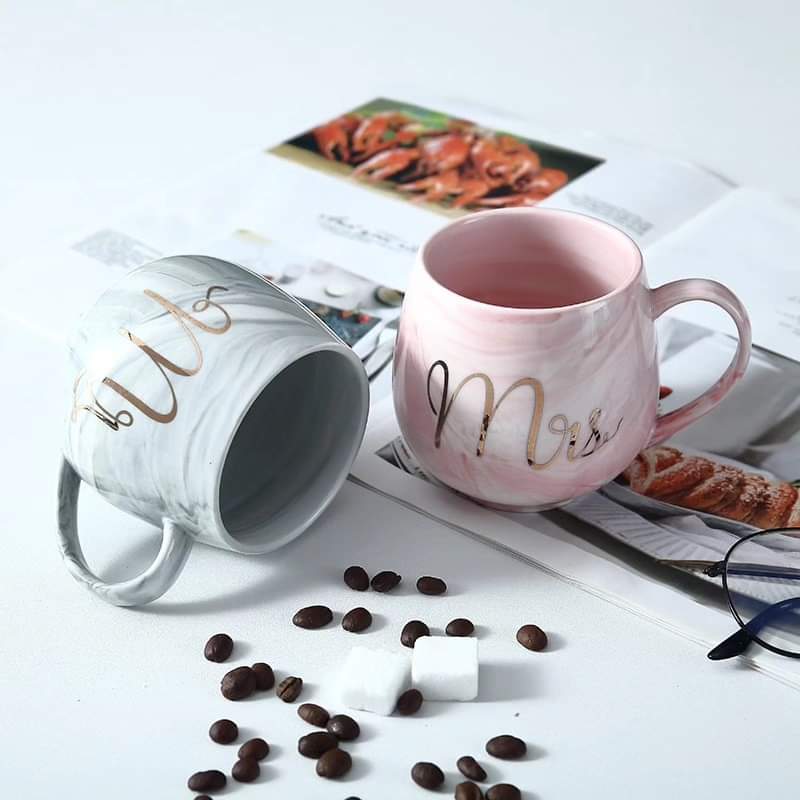 Mr & Mrs Ceramic Gift Cups