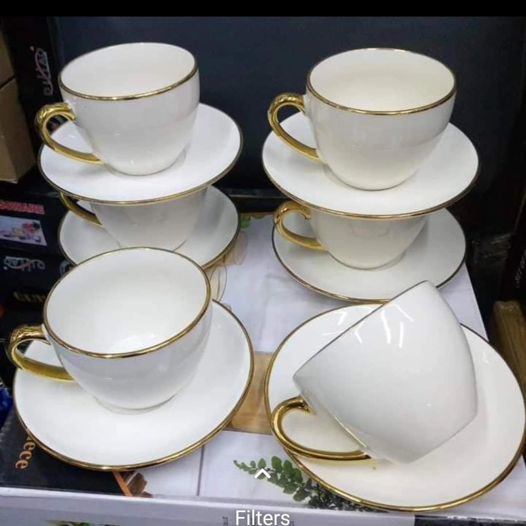 220ml Cups (6)+6saucers