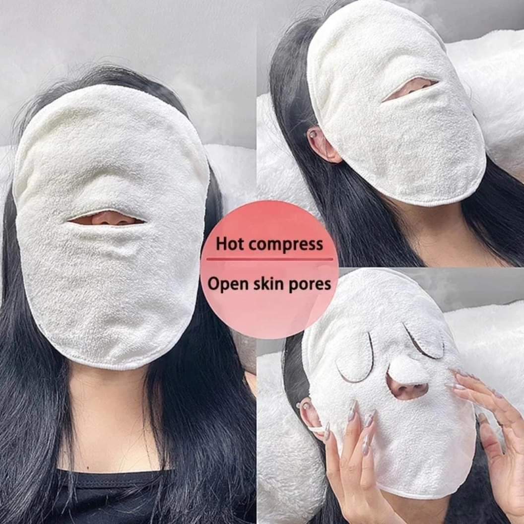 2pc heating face towel