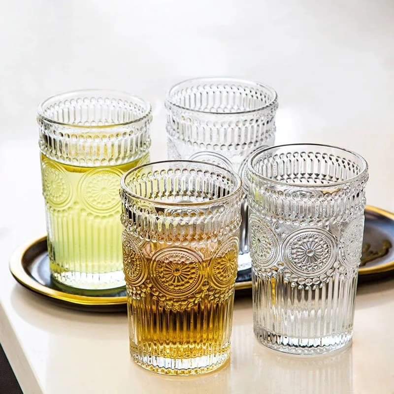 6 pieces 384ml Glass