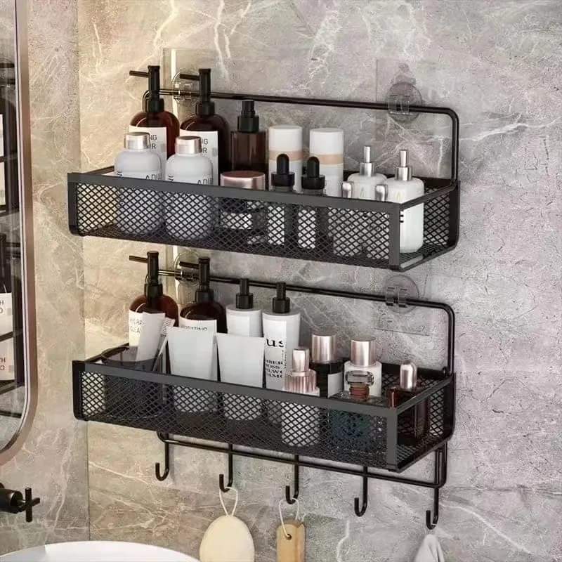 Bathroom storage rack