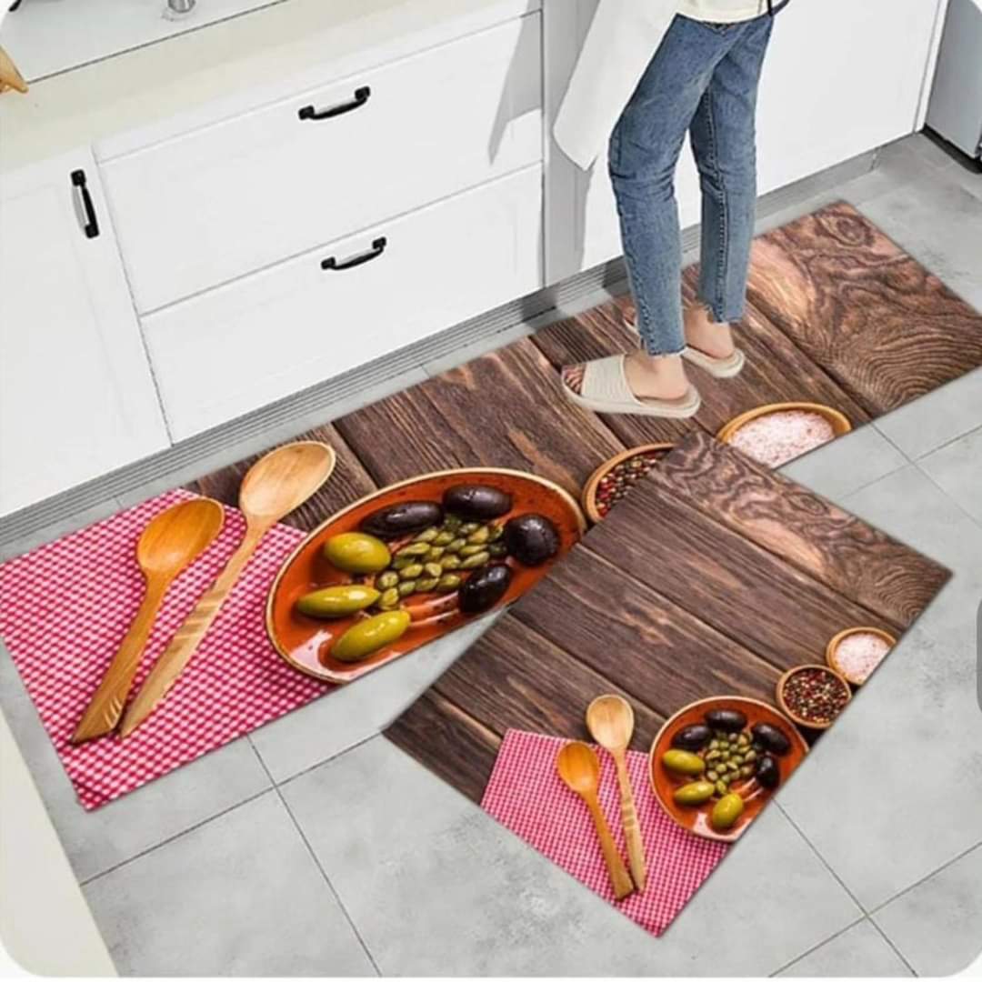 2pcs Kitchen mat