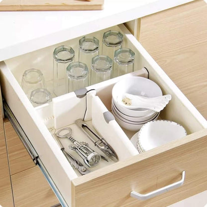 Retractable drawer dividers Black nov