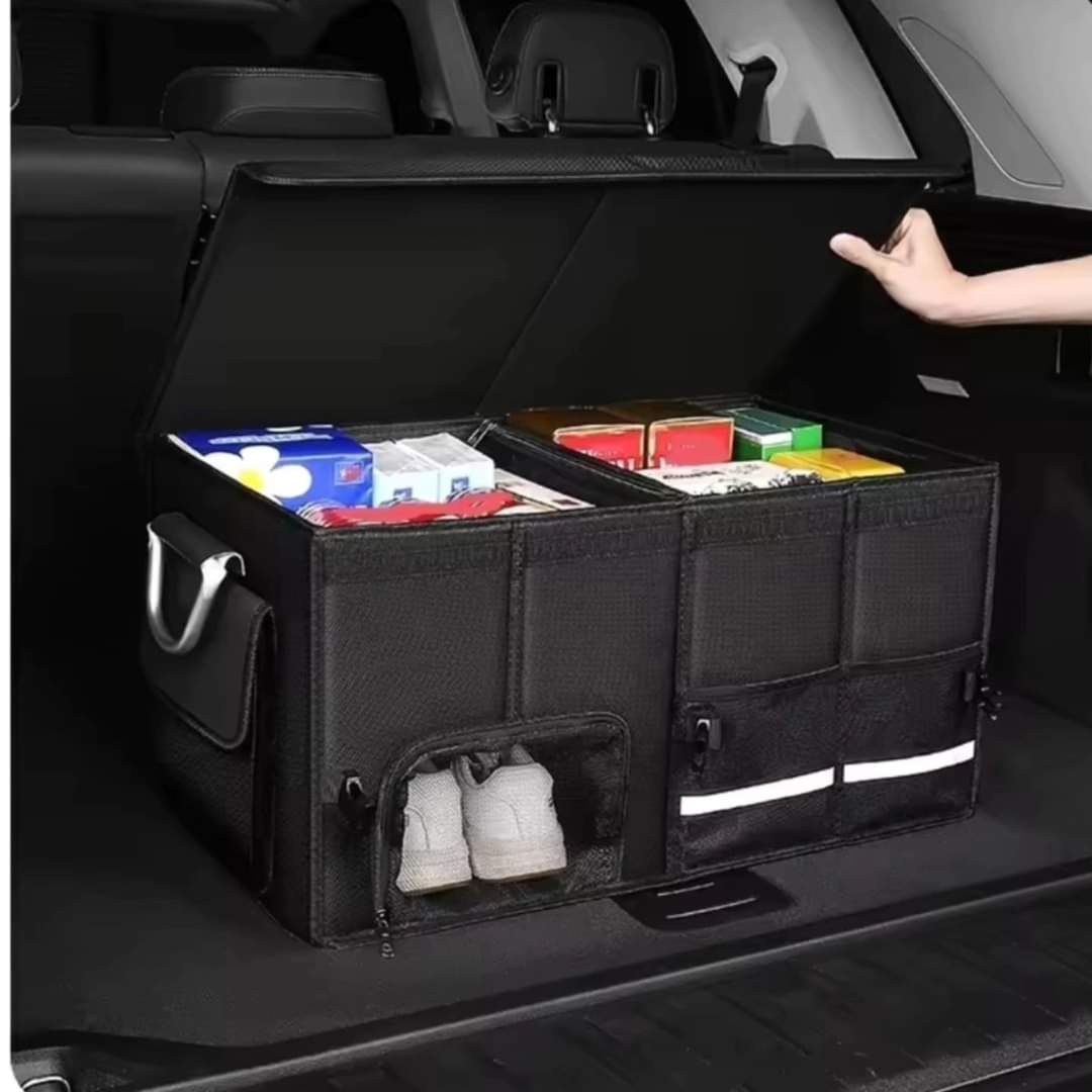 Car trunk storage organizer-