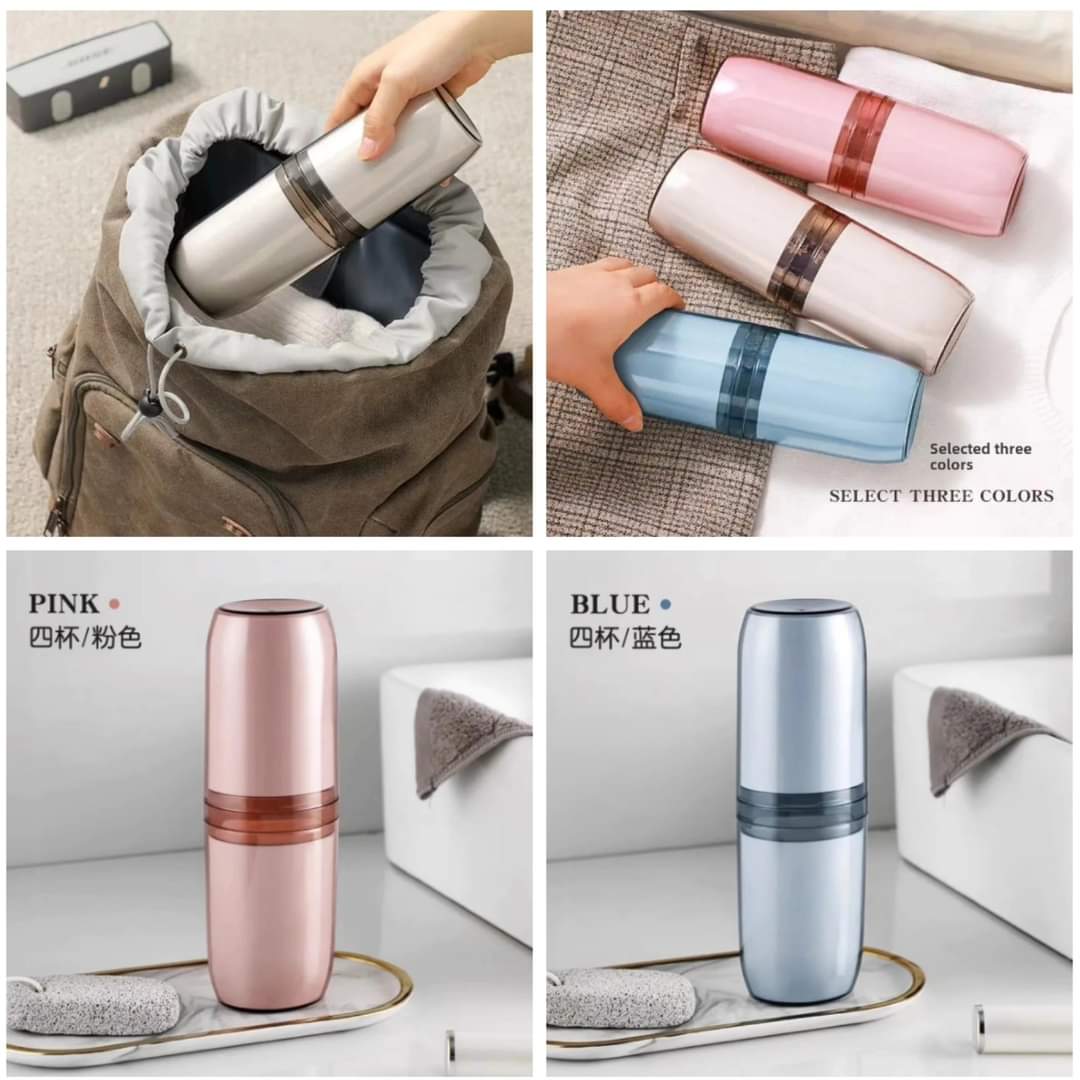 Travel toothbrush holder