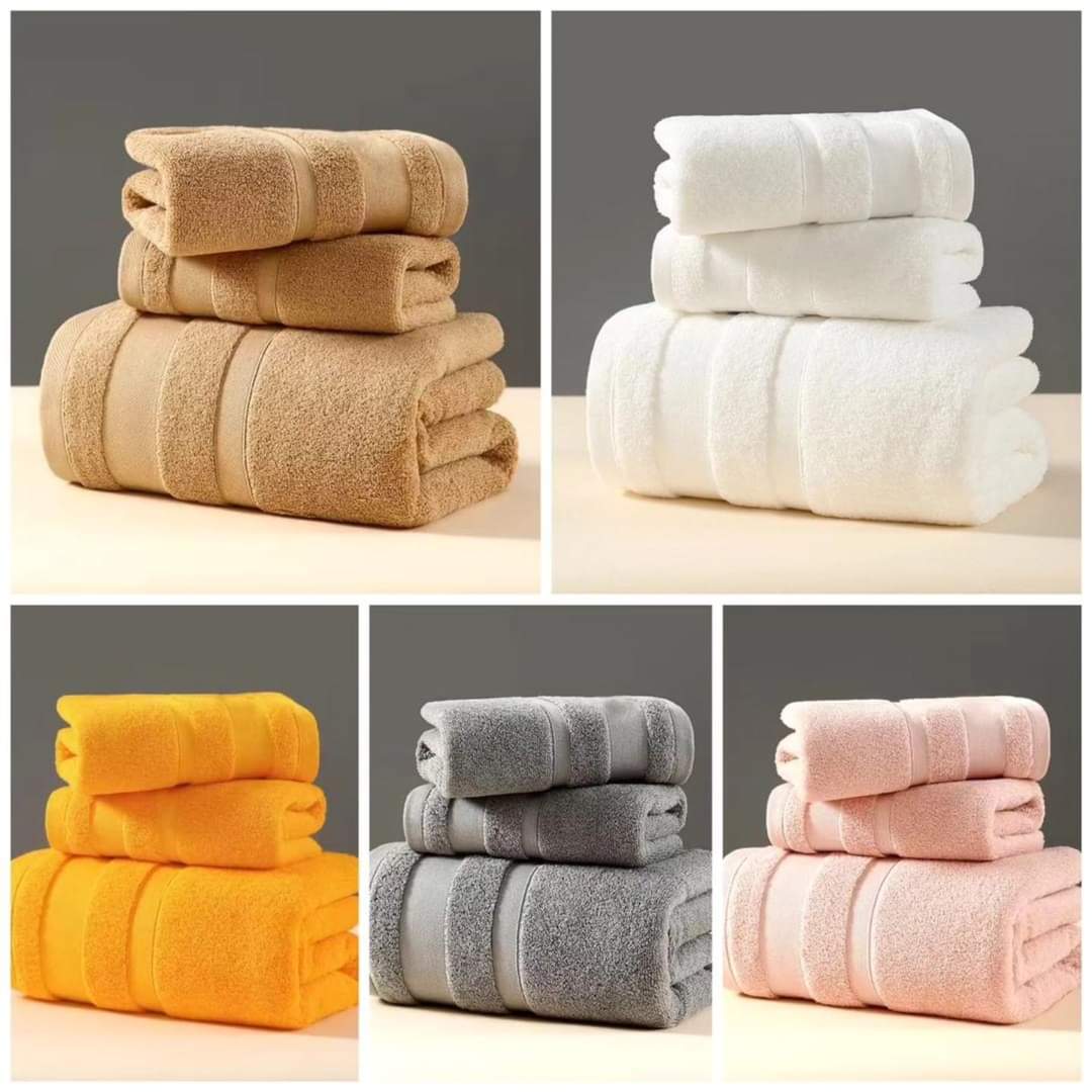 3 in 1 Cotton Towels