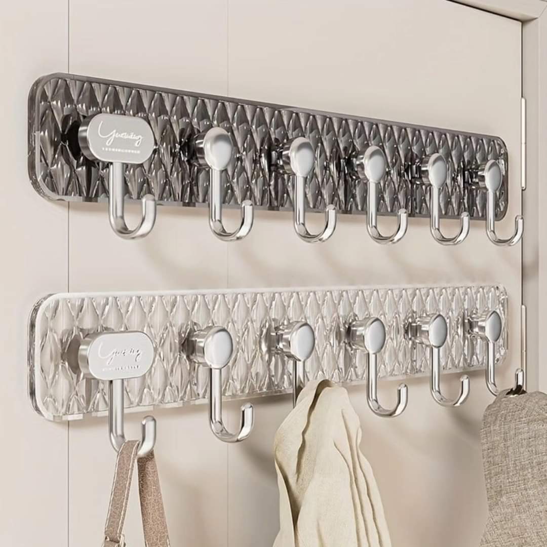 Six-Row Adhesive Hooks