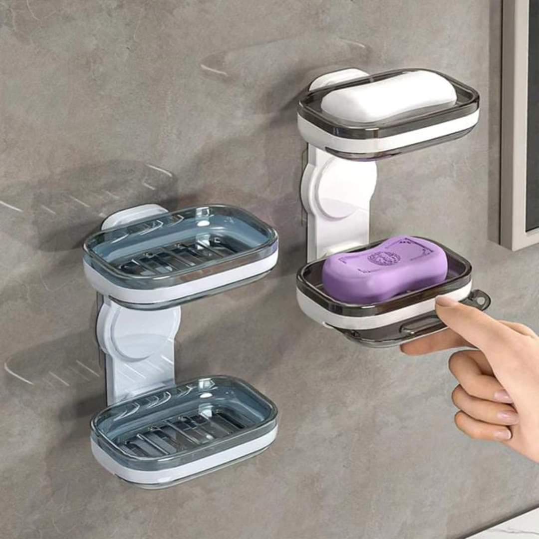 Double soap holder