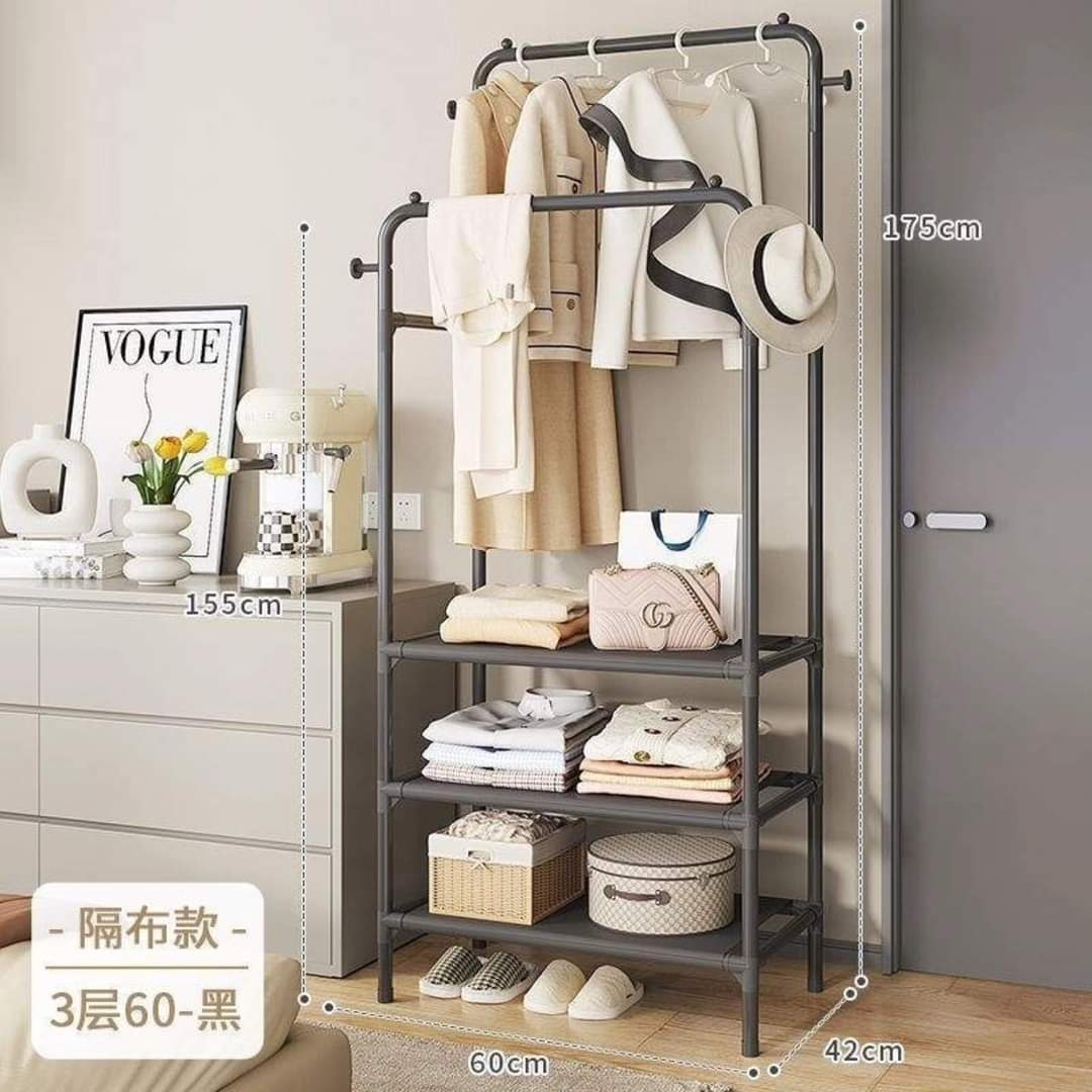 Double Clothing Garment Rack