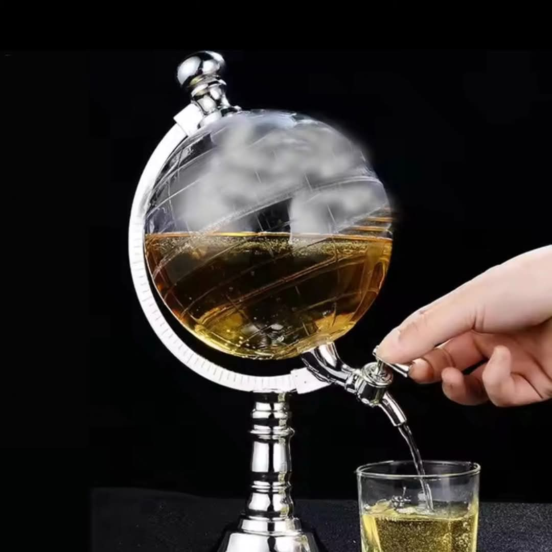 Globe juice dispenser