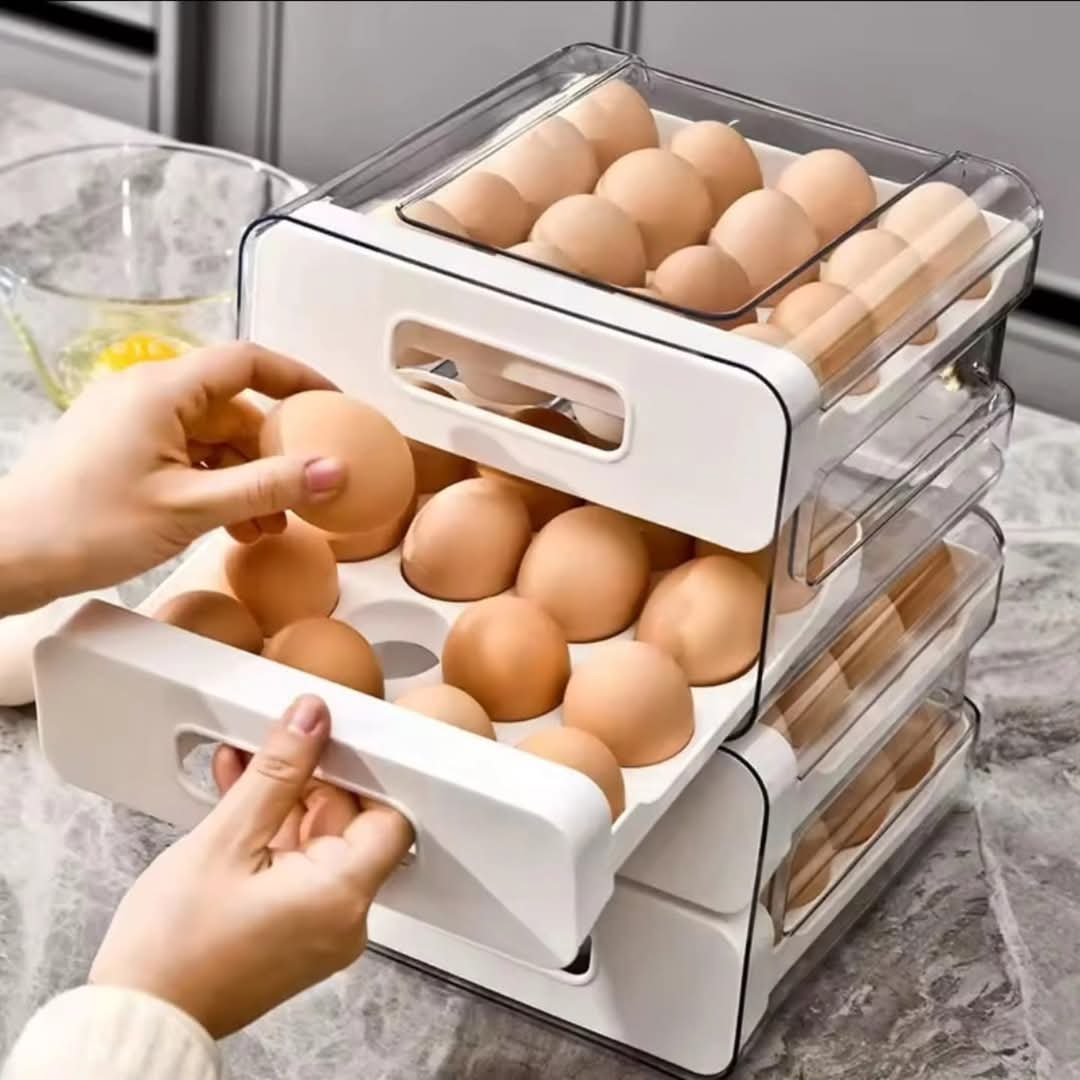 Acrylic Double Egg Tray