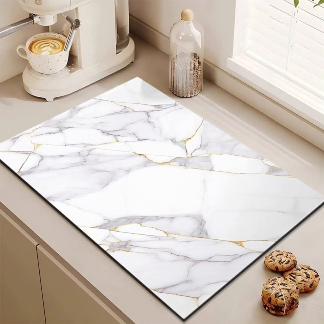 Marble Kitchen Drain Mat