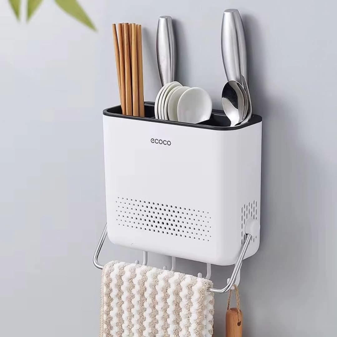 kitchen cutlery storage rack