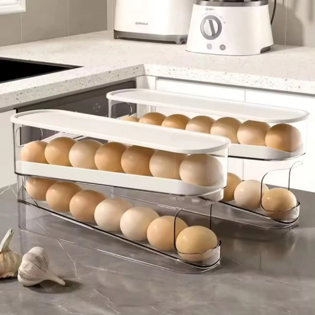 Double Layer Rolling Egg Dispenser