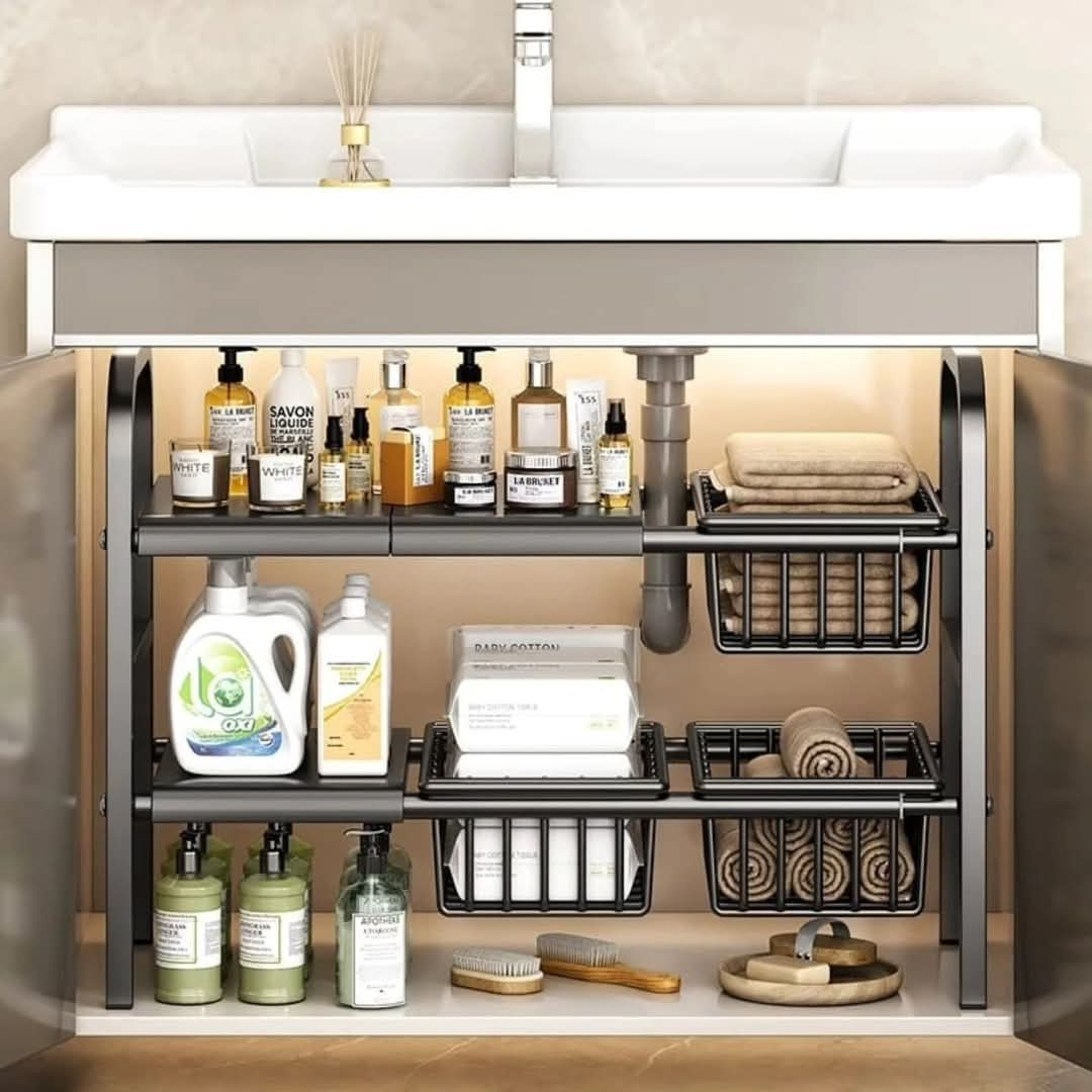 Under the sink 2 tier rack