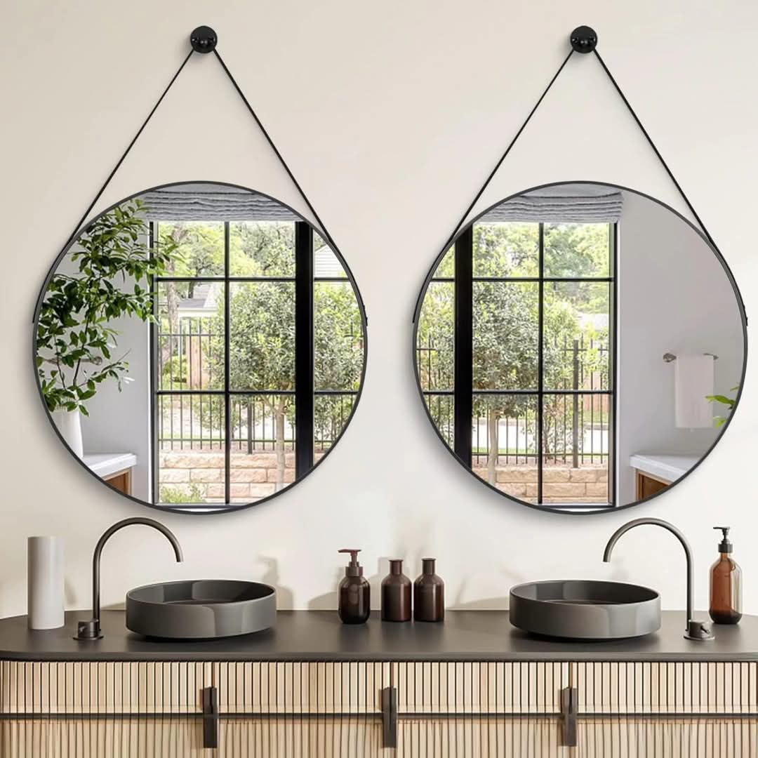 60cm Round Decorative hanging mirror