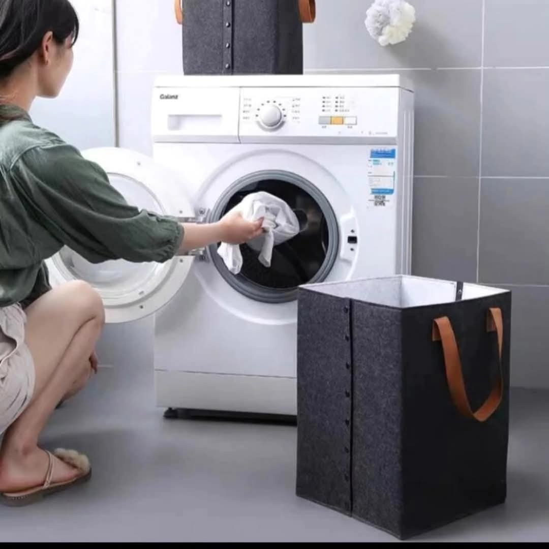 Foldable laundry basket