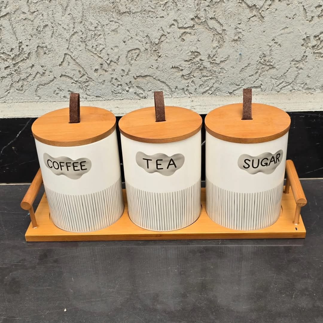 Ceramic Canisters Set