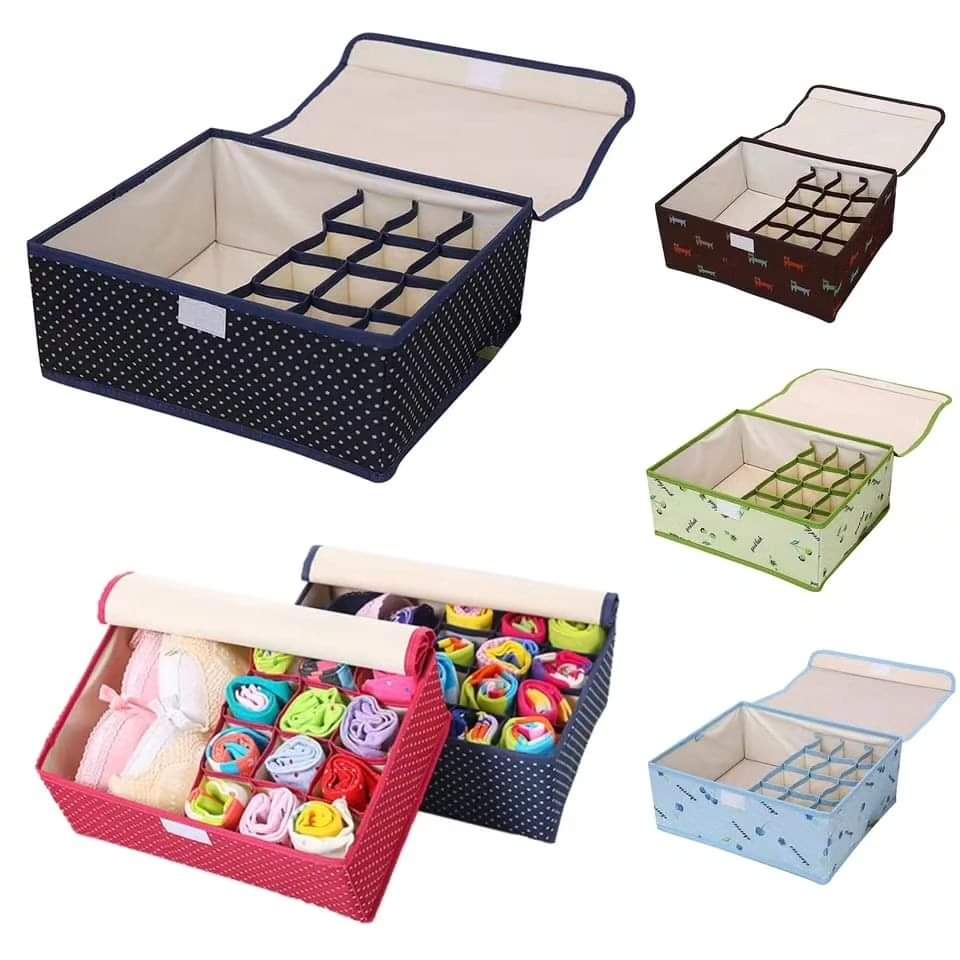 17 Grid  Underwear Storage Organizer