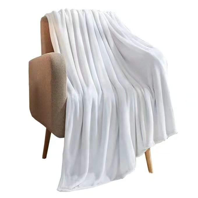 White fleece blanket