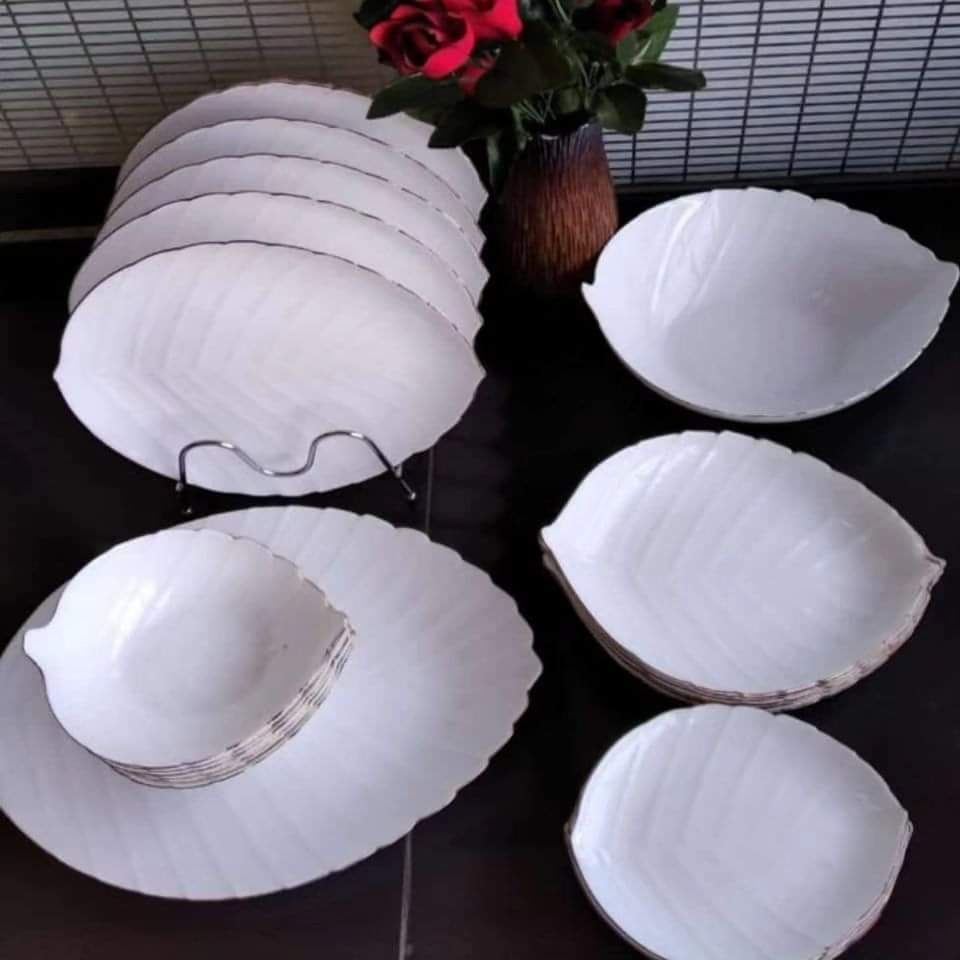 26pcs Leaf Shape Dinner Set