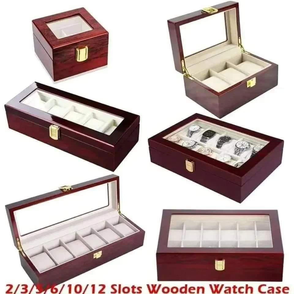 Luxurious wooden watch case